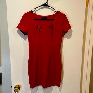 Forever 21 Red Short Sleeve Dress MEDIUM
